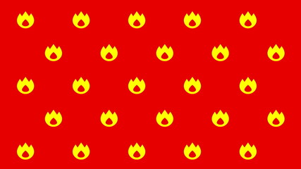 Yellow flame Pattern Background