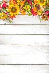 Festive autumn background