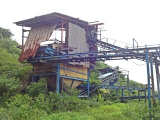 abandoned stone mining 