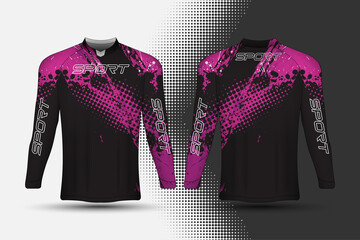 T-shirt sport racing jersey with abstract background design