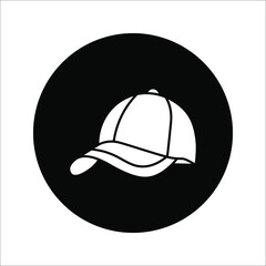Baseball hat sketch icon for web, mobile and infographics. Baseball hat vector icon on white background. color editable eps 10