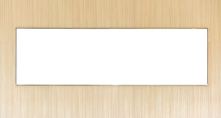 billboard blank for advertising poster or blank billboard on wall for advertisement in building
