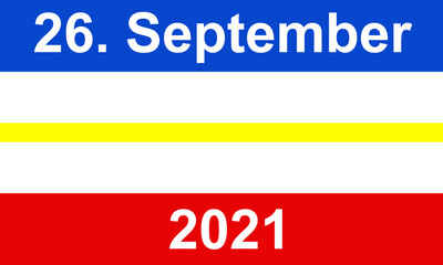 Flagge Bundesland Mecklenburg-Vorpommern und Landtagswahl