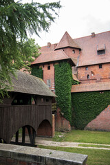 Fototapeta na wymiar Malbork, medieval teutonic castle in Poland