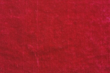 texture of old velvet fabric red for background or wallpaper - 448558597
