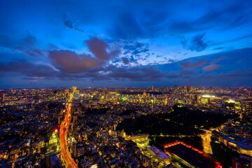 東京夜景　2021　渋谷　新宿
