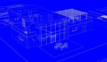 modern house architectural drawings 