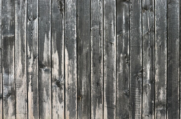 Texture of old vintage wooden planks background natural. Lots of ad space. Mills of an old wooden house. Invoice for designers