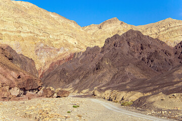 Dirt road in the stone desert