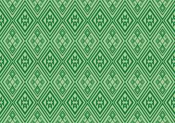 Fototapeta premium Geometric ethnic oriental ikat pattern traditional Design for background,fabric,wrapping,clothing,wallpaper,Batik,carpet,embroidery style.