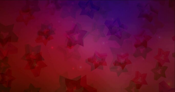 4K looping dark pink, red abstract animation with  with leaves.. Holographic abstract video with simple leaves. Clip for your commercials. 4096 x 2160, 30 fps.