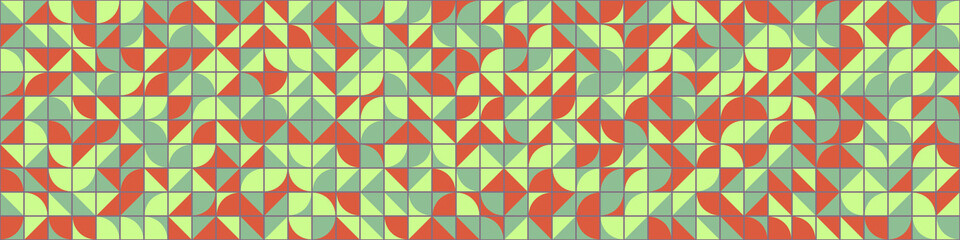 Abstract Geometric Pattern generative computational art illustration