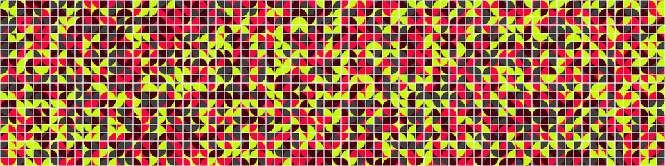 Abstract Geometric Pattern generative computational art illustration