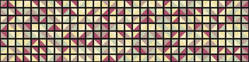 Abstract Geometric Pattern generative computational art illustration