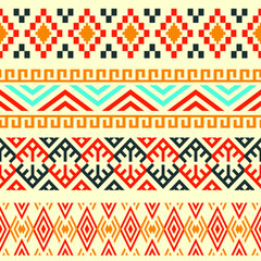 Ethnic Seamless Pattern In Native Style