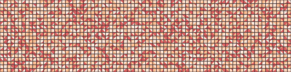 Fototapeta premium Abstract Geometric Pattern generative computational art illustration