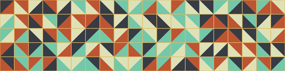 Abstract Geometric Pattern generative computational art illustration