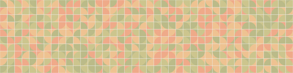 Fototapeta premium Abstract Geometric Pattern generative computational art illustration