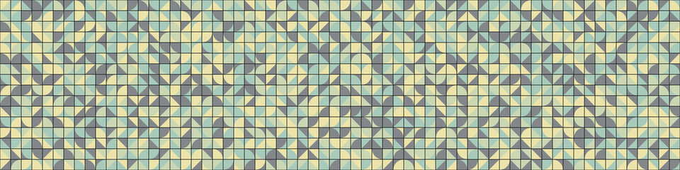 Fototapeta premium Abstract Geometric Pattern generative computational art illustration