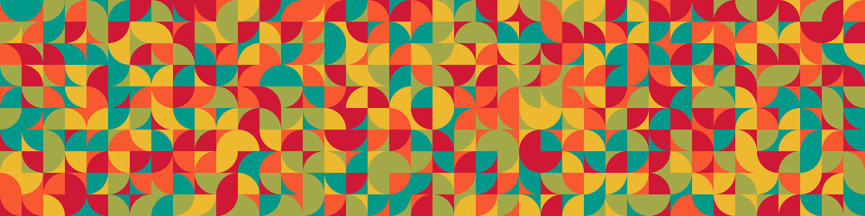 Abstract Geometric Pattern generative computational art illustration