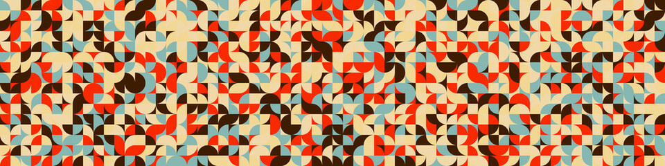 Abstract Geometric Pattern generative computational art illustration