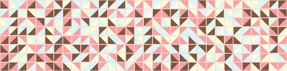 Fototapeta premium Abstract Geometric Pattern generative computational art illustration