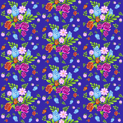 Floral seamless pattern with Leaf