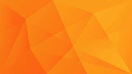 abstract orange geometric polygonal background