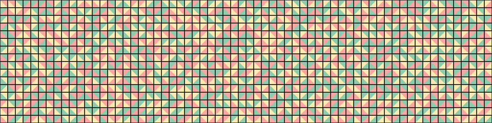 Abstract Geometric Pattern generative computational art illustration
