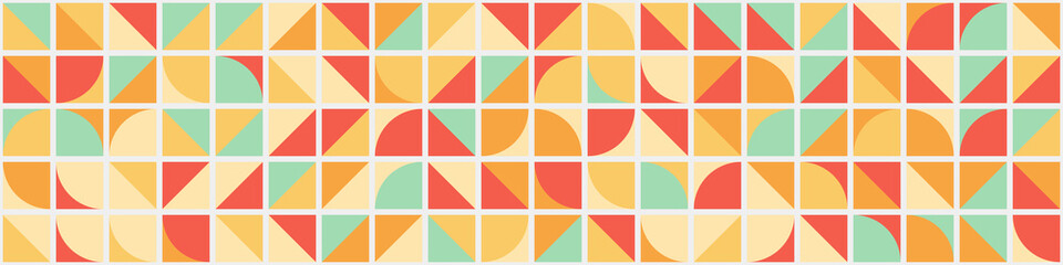 Abstract Geometric Pattern generative computational art illustration