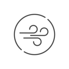 Wind Icon Design Vector, Blowing wind