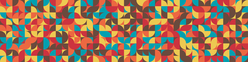 Abstract Geometric Pattern generative computational art illustration