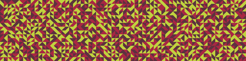 Fototapeta premium Abstract Geometric Pattern generative computational art illustration