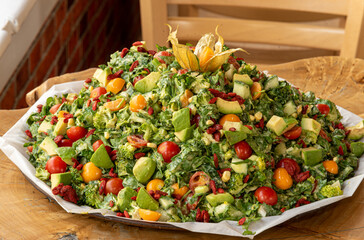 salad with vegetables