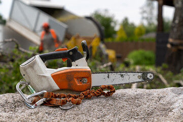 cordless arborist top-hand chainsaw