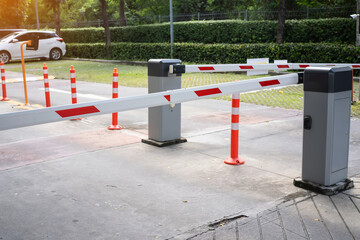 Automatic Barrier Gate , Security system for building and car entrance vehicle barrier