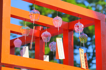 Wind Bell Festival at Hakusan Shrine, Niigata City, Niigata Pref., Japan