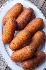 Kibbeh is a popular dish in Middle Eastern cuisine (Turkish name; icli kofte)