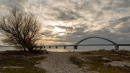 Fehmarnsundbrücke zur Insel Fehmarn an der Ostsee