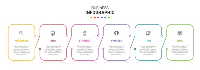 Infographic design with icons and 5 options or steps. Thin line vector. Infographics business concept. Can be used for info graphics, flow charts, presentations, web sites, banners, printed materials.