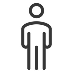 Obraz premium People line icon