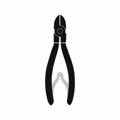 Cutting plier icon vector graphics