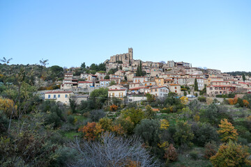 Nice stone town during sunset