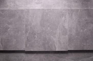 Abstract grey background texture at table or wall. Picture frame at gray wall background