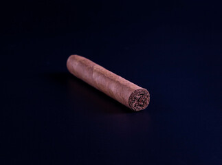 Cigar with black background, Cuban