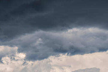 storm clouds over the planet
