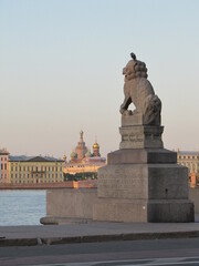 Obraz premium Summer views of dawn St. Petersburg