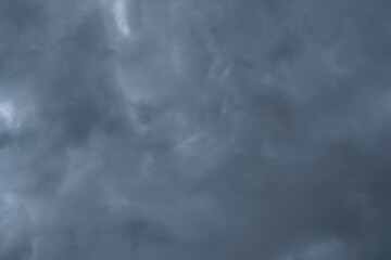 storm clouds over the planet