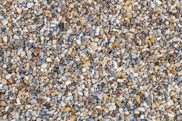 colored pebbles with visible details. background or textura