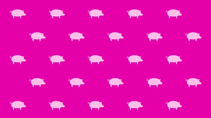 pig pattern background